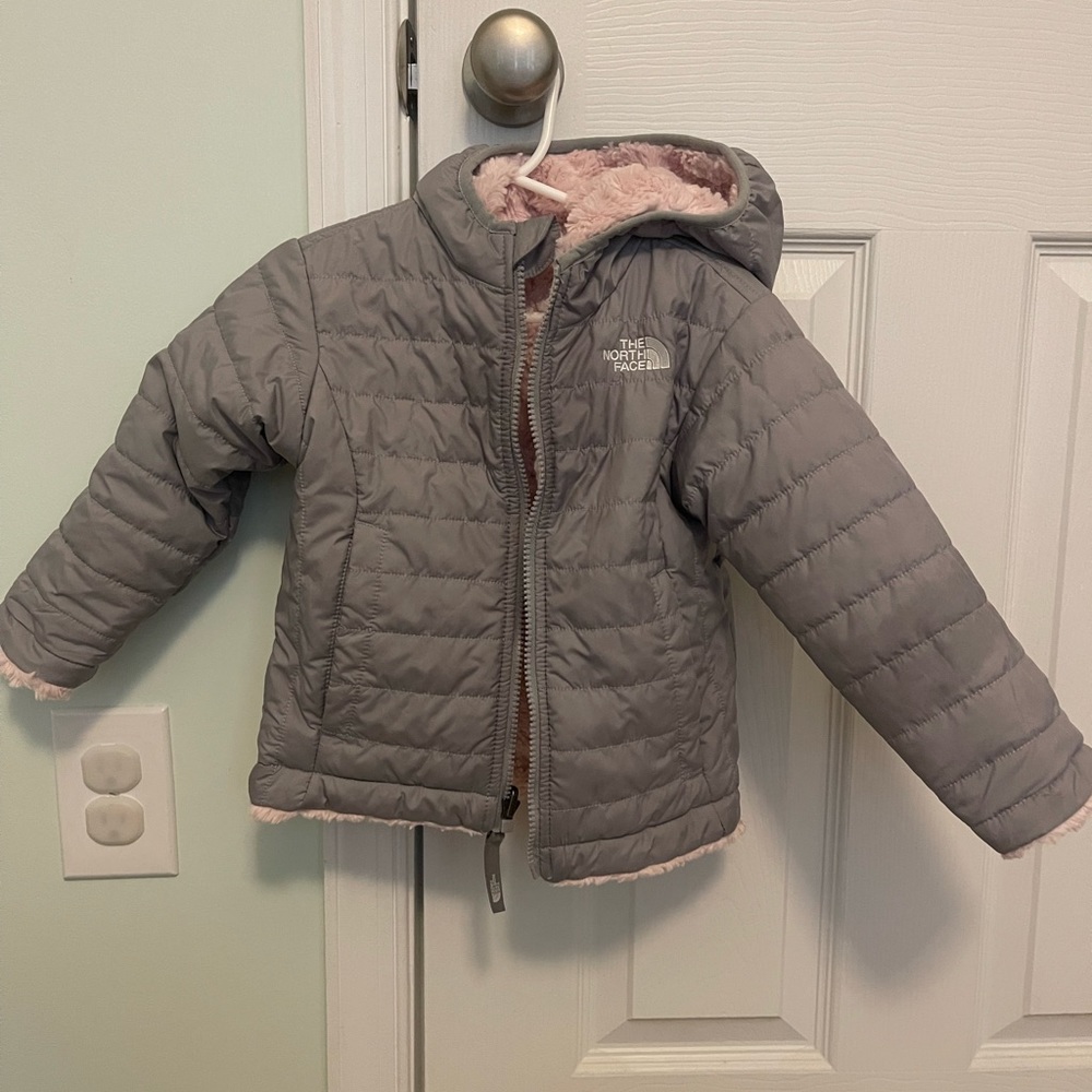 The North Face toddler girl (size 2T) reversible winter coat